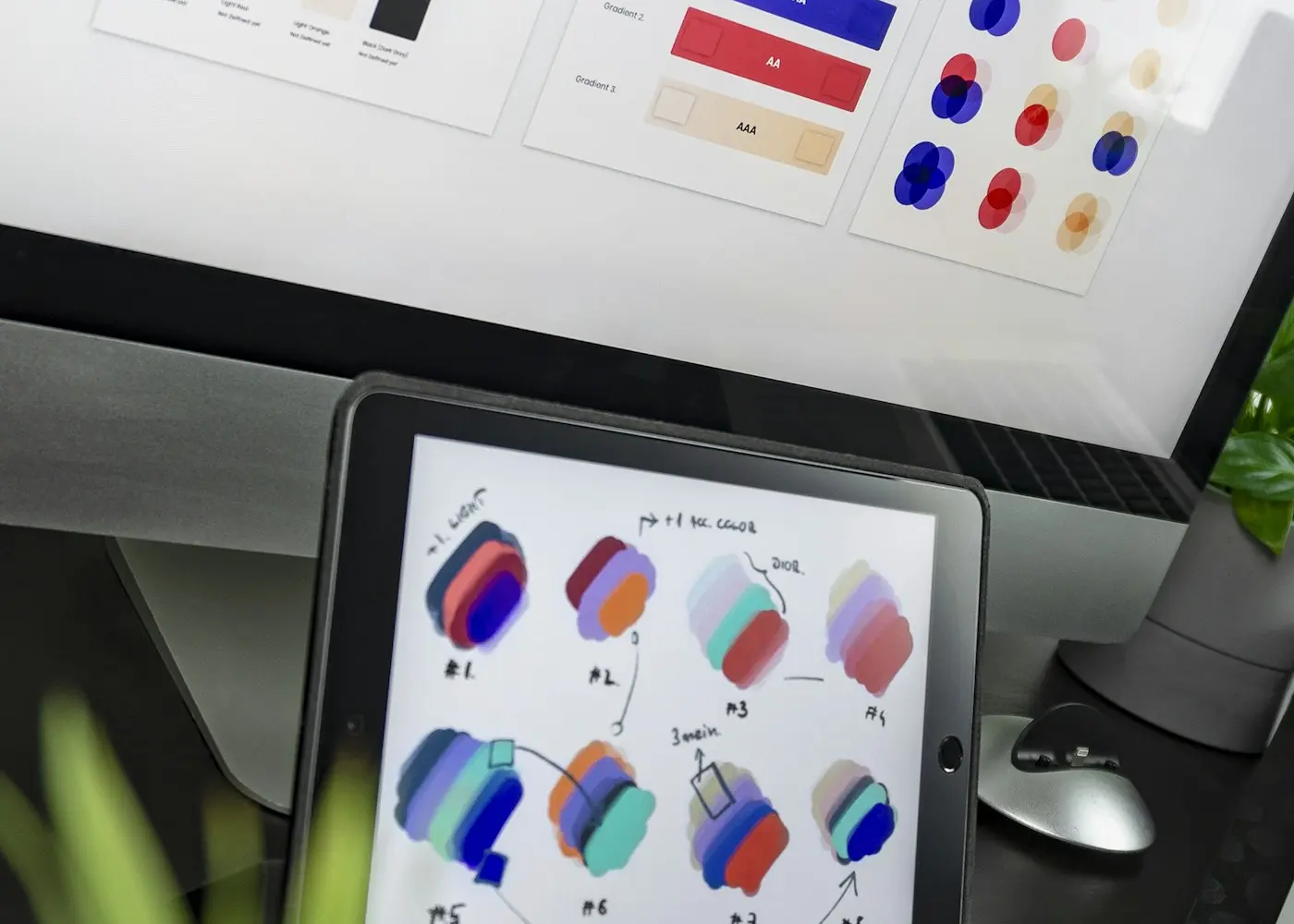 Création de supports de design graphique print et digital
